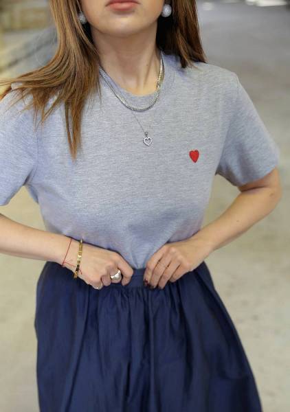 T-shirt "Little Heart" - Grey