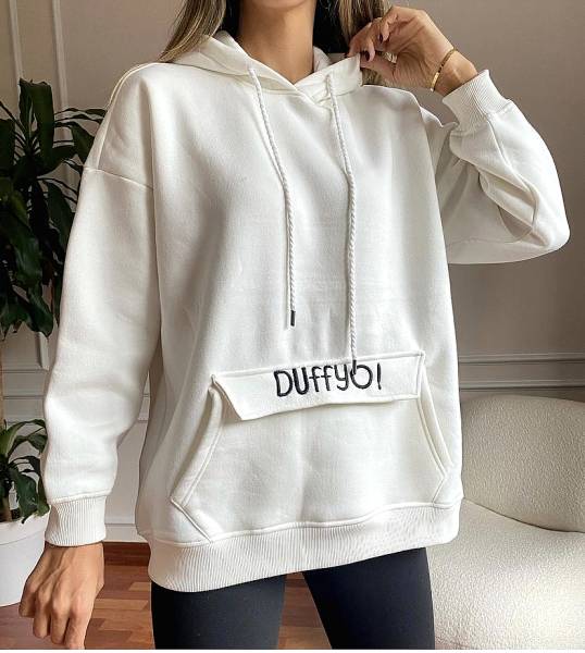 Oversized Fleece Sweatshirt- Duffyo!