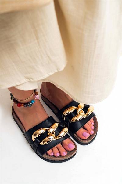 "Marlin" Sandals - Black